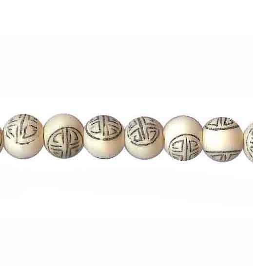 BONE ROUND LONG LIFE 12MM
